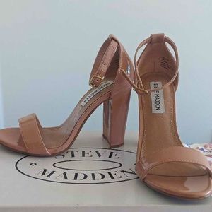 STEVE MADDEN BLUSH PATENT SANDAL Size 6.5